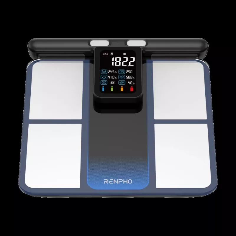 RENPHO MorphoScan MSC01 Balança, Preto/Prateado, USB-C, Bluetooth