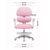 Cadeira de escritório giratória MARK ADLER Junior 4.4 rosa