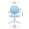 Cadeira giratória MARK ADLER Junior 3.1 azul
