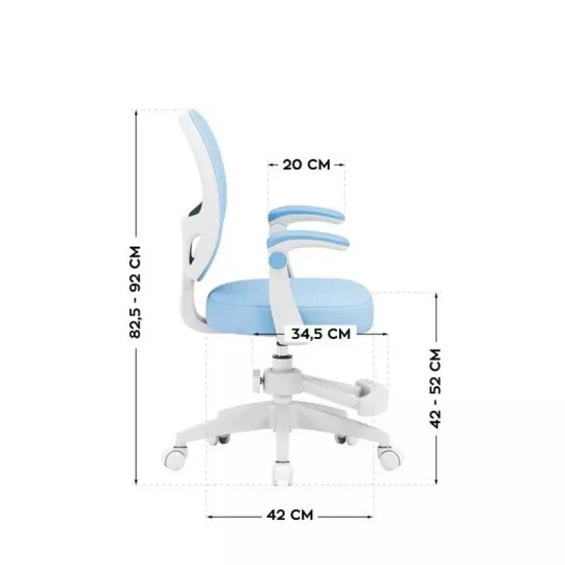 Cadeira giratória MARK ADLER Junior 3.1 azul