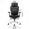 Cadeira de escritório MARK ADLER Visioner 6.1 Black N