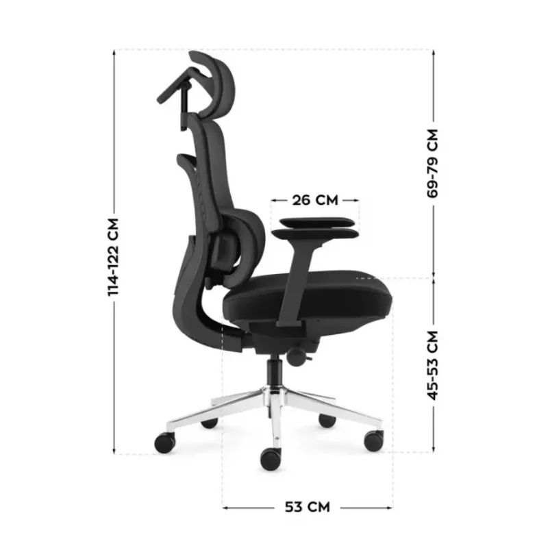 Cadeira de escritório MARK ADLER Visioner 6.1 Black N