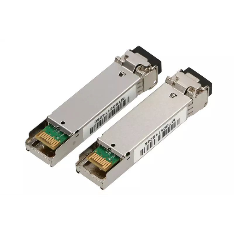 Módulo SFP MikroTik S-3553LC20D, 1,25 Gb/s, 20 km, Single-Mode, par (T1310nm/R1550nm) + (T1550nm/R1310nm)
