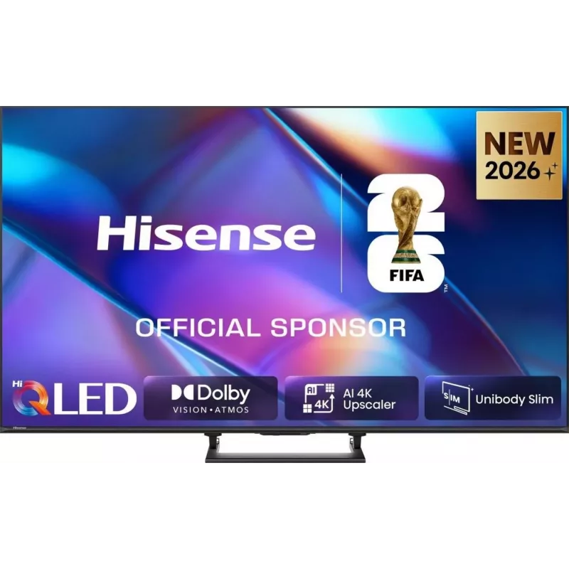 Hisense 100Q7S PRO 100 polegadas 4K Hi-QLED Smart TV 144Hz 6ms HDR Wi-Fi Bluetooth preto/cinzento