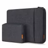 Inateck 16 Mala para portátil com bolsa para acessórios LB01006/S1, preto-cinzento