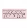 Inateck teclado Bluetooth QWERTZ rosa - teclado fino e portátil para Windows, macOS, iOS, Android
