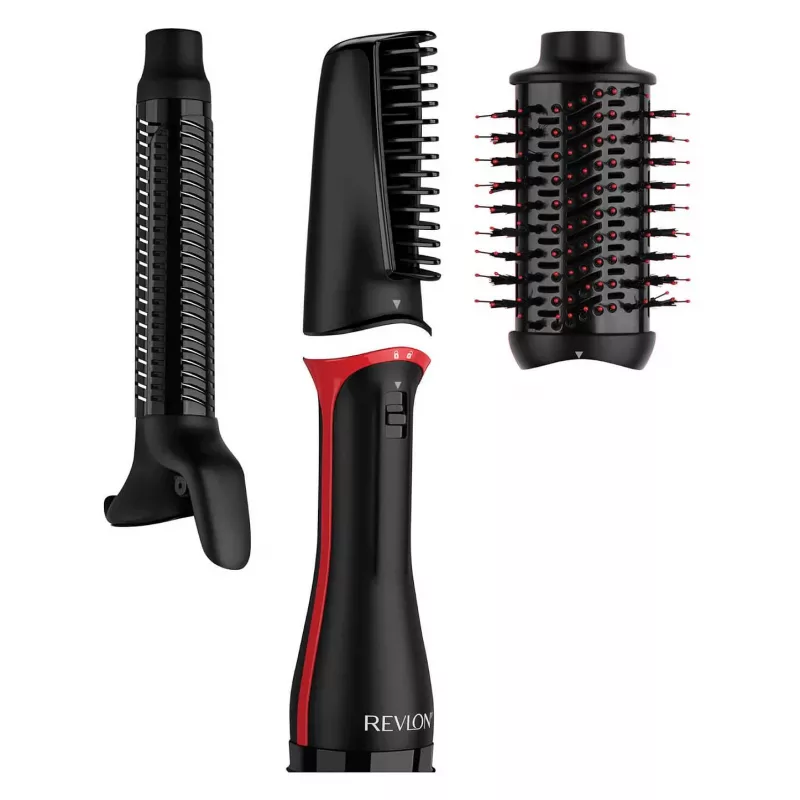 REVLON secador de cabelo e multistyler One-Step OneStep preto vermelho (RVDR5333E)