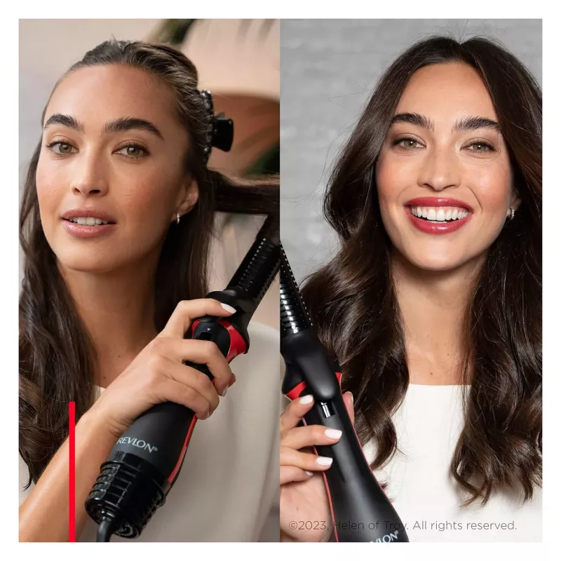 REVLON secador de cabelo e multistyler One-Step OneStep preto vermelho (RVDR5333E)