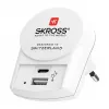 SKROSS Pro+ USB AC30PD adaptador de viagem mundial com 30W USB-C PD e USB-A