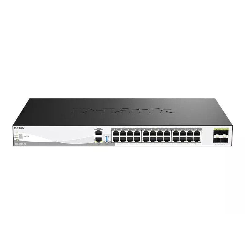 D-Link DXS-3130-28/E switch gerido Layer 3 empilhável 24 portas 10G