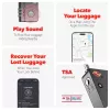 KEYSMART SmartLock cadeado TSA aprovado Find My preto