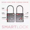 KEYSMART SmartLock cadeado TSA aprovado Find My preto