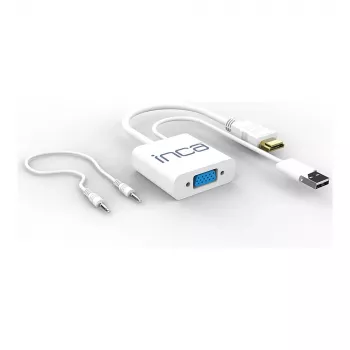 INCA conversor VGA para HDMI + USB + áudio IVTH-01