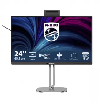 Philips 24B2U4301H 4000 Series monitor IPS Full HD 23,8 polegadas com USB-C 90W PD, webcam, altifalantes, KVM
