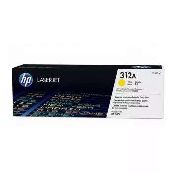 HP 312A (CF382AC) tinteiro de toner original, amarelo, 2 700 páginas
