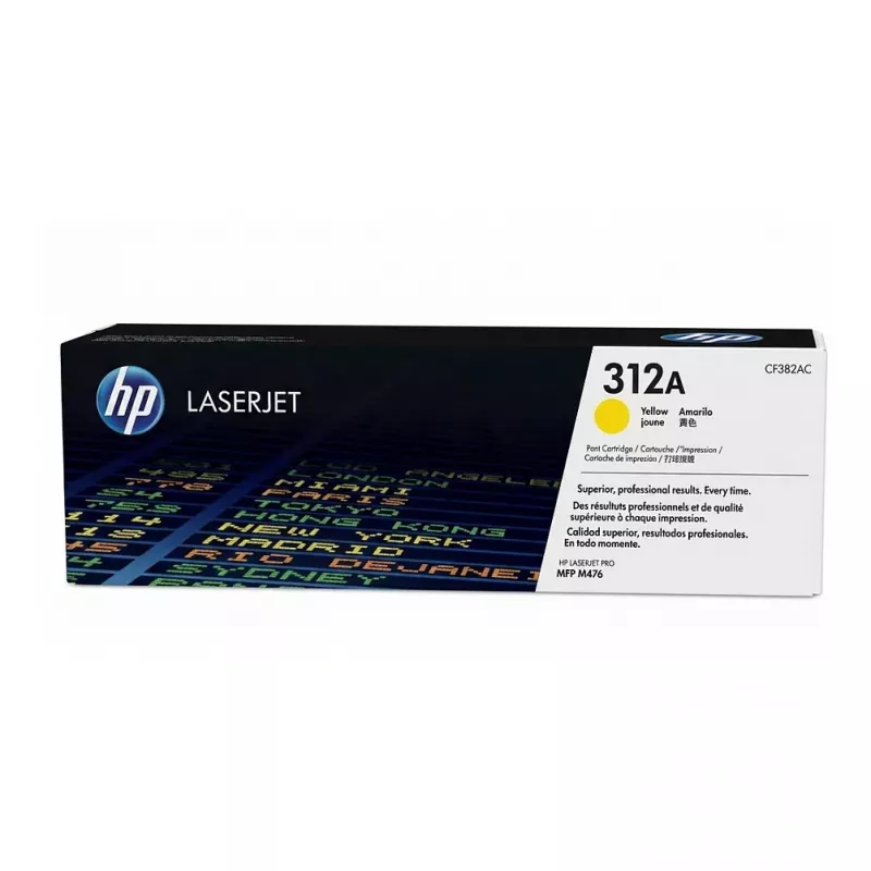 HP 312A (CF382AC) tinteiro de toner original, amarelo, 2 700 páginas