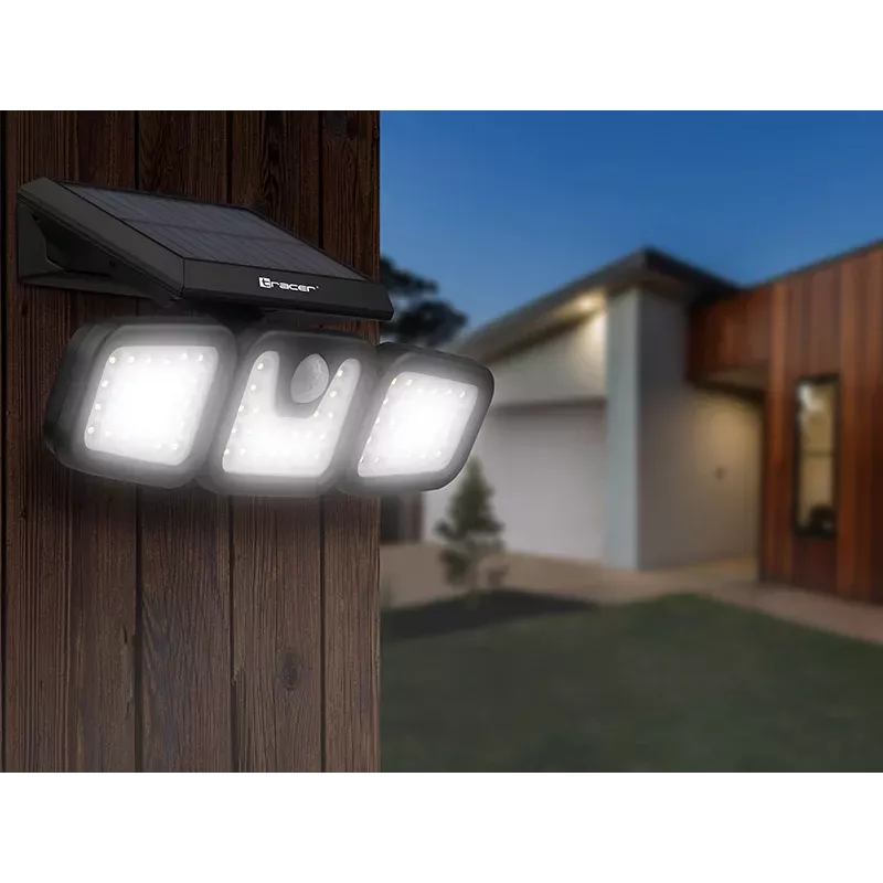 Tracer 47191 Saturn projetor LED solar com detetor de movimento