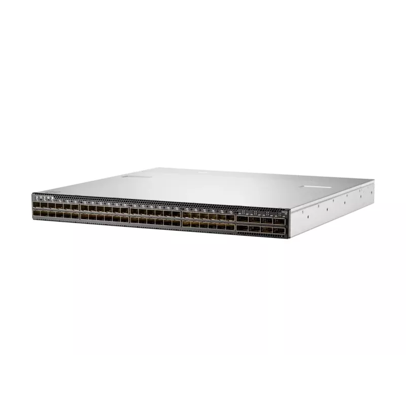 HPE StoreFabric SN2410M switch 25GbE 48SFP28 8QSFP28 L3 gerido 48 x 25 Gigabit SFP28 + 8 x 100 Gigabit QSFP28 montagem em rack