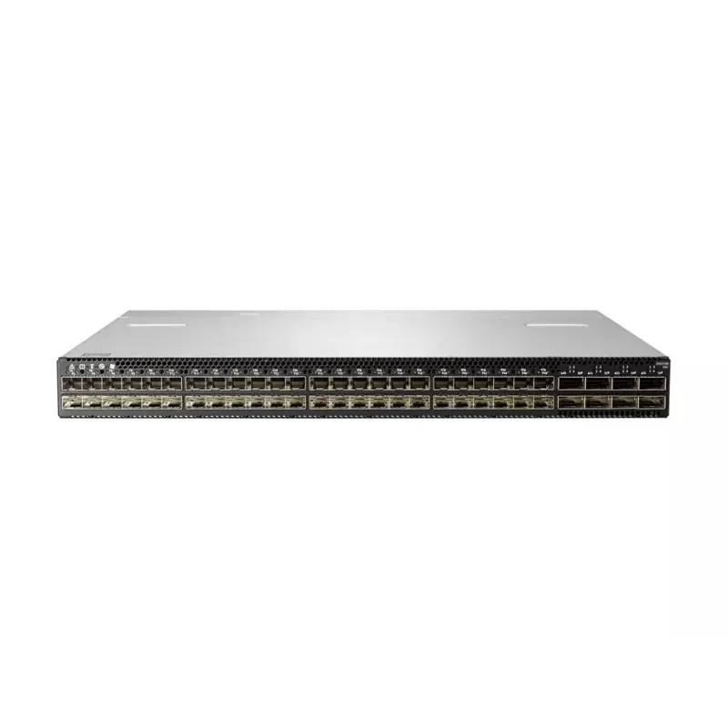 HPE StoreFabric SN2410M switch 25GbE 48SFP28 8QSFP28 L3 gerido 48 x 25 Gigabit SFP28 + 8 x 100 Gigabit QSFP28 montagem em rack