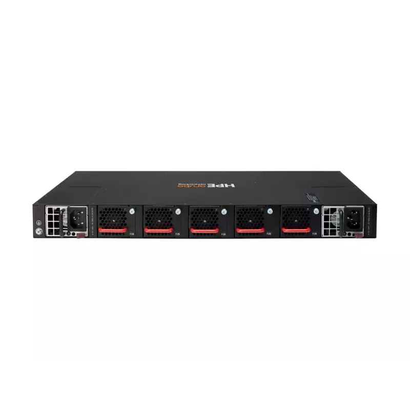 HPE Aruba 8320 switch gerido Layer 3 48 portas 10GbE SFP+ e 6 portas 40GbE QSFP+ com 2x fontes de alimentação 400W, 5x ventoinhas, kit de rack, compatível TAA
