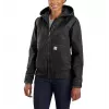 Carhartt Washed Duck Active casaco isolado de mulher preto tamanho S
