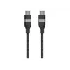 Cabo de carregamento rápido USB C para USB C 240W Upcycled-Braided Anker A82E2 (1,8 m, preto)