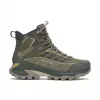 Botas de Caminhada Merrell Moab Speed 2 Thermo Mid WP - Triple Black - Tamanho 47