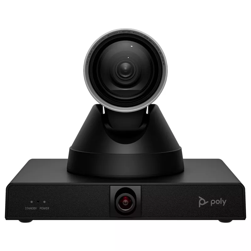 Poly Studio E60 câmara de conferência PTZ - 4K UHD, dupla 8MP, PoE+