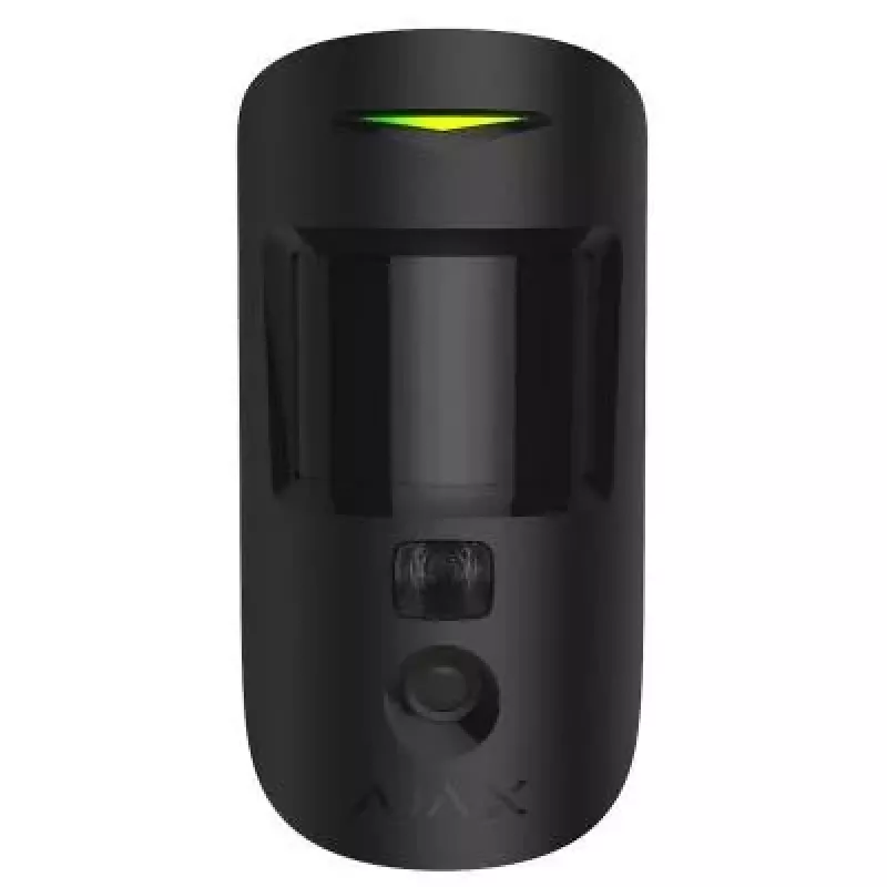 AJAX MotionCam HD Detetor de movimento sem fios com câmara, preto (PHOD 118275)