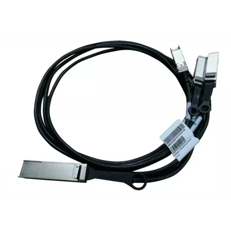 HPE X240 Cabo de Cobre de Ligação Direta QSFP28 a SFP28 1m