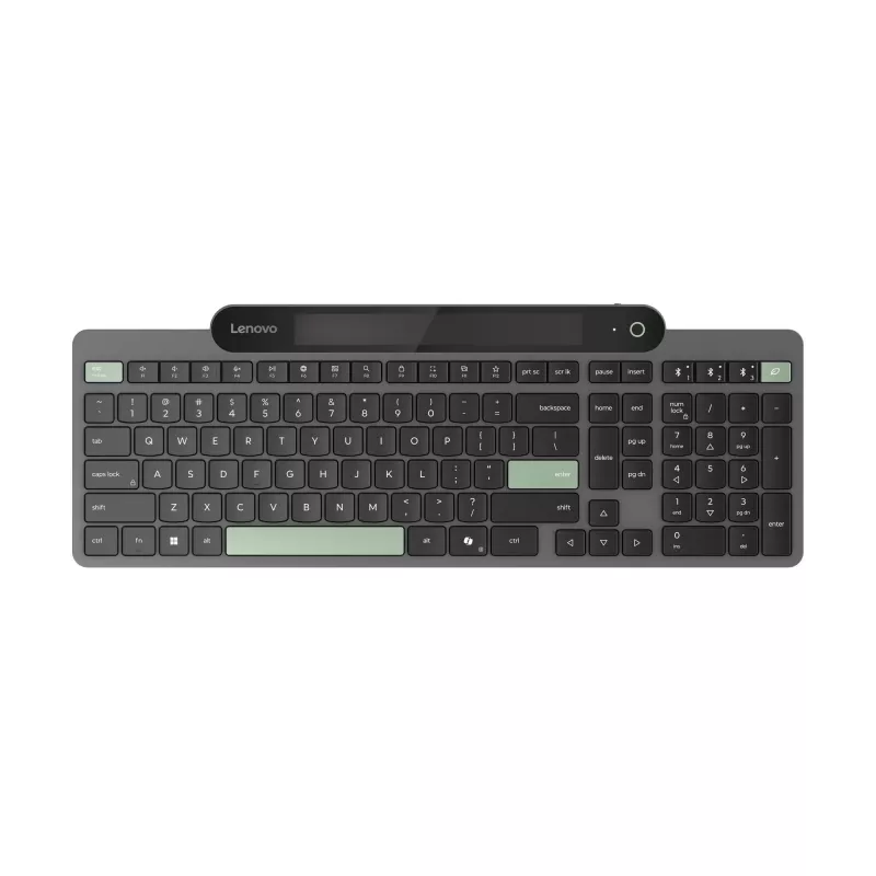 Lenovo Teclado Bluetooth Auto-Carregável Lituano Preto