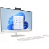 HP All-in-One 27-cr0024na computador de secretária, ecrã Full HD IPS de 27 polegadas, Intel Core i7-1355U, 8 GB DDR4-RAM, 512 GB PCIe NVMe SSD, Windows 11 Home, Natural Silver (recondicionado)