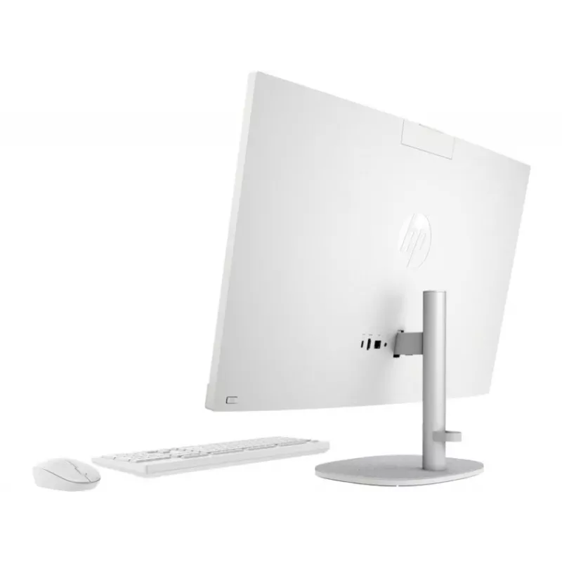 HP All-in-One 27-cr0024na computador de secretária, ecrã Full HD IPS de 27 polegadas, Intel Core i7-1355U, 8 GB DDR4-RAM, 512 GB PCIe NVMe SSD, Windows 11 Home, Natural Silver (recondicionado)
