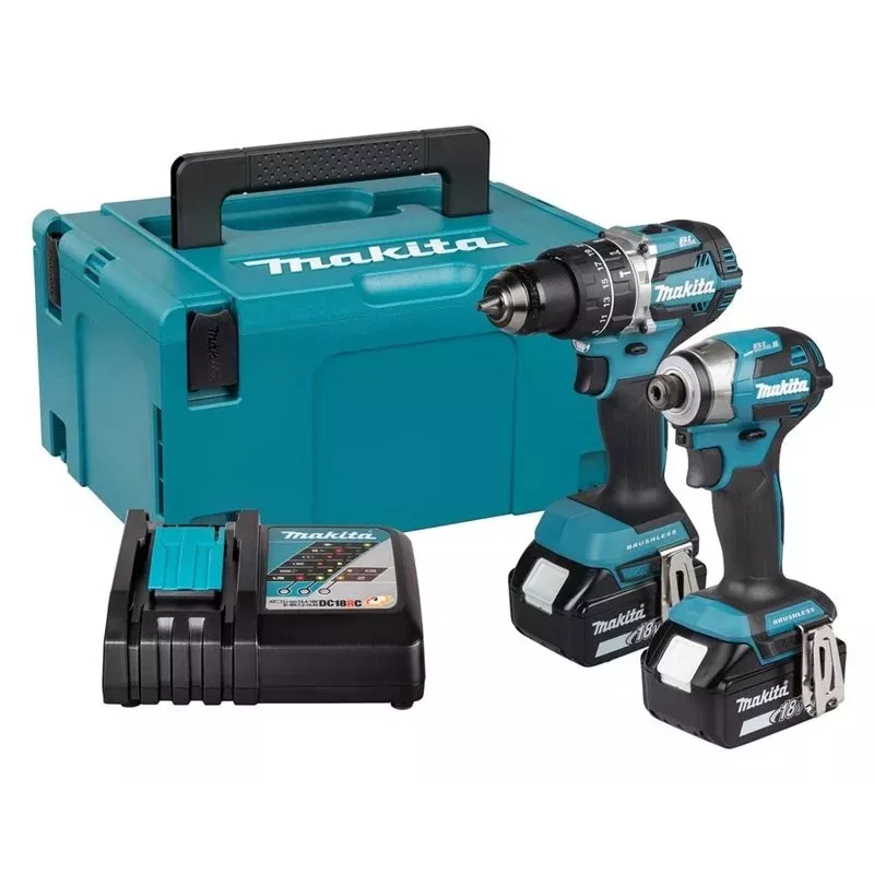 MAKITA CONJUNTO COMBINADO SEM FIOS DLX2575TJ 2X5AH 18V