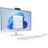 HP All-in-One 27-cr0047nf computador de secretária, AMD Ryzen 5 7520U, 16 GB RAM, 512 GB SSD, ecrã Full HD IPS de 27 polegadas, Windows 11 Home, Natural Silver (recondicionado)