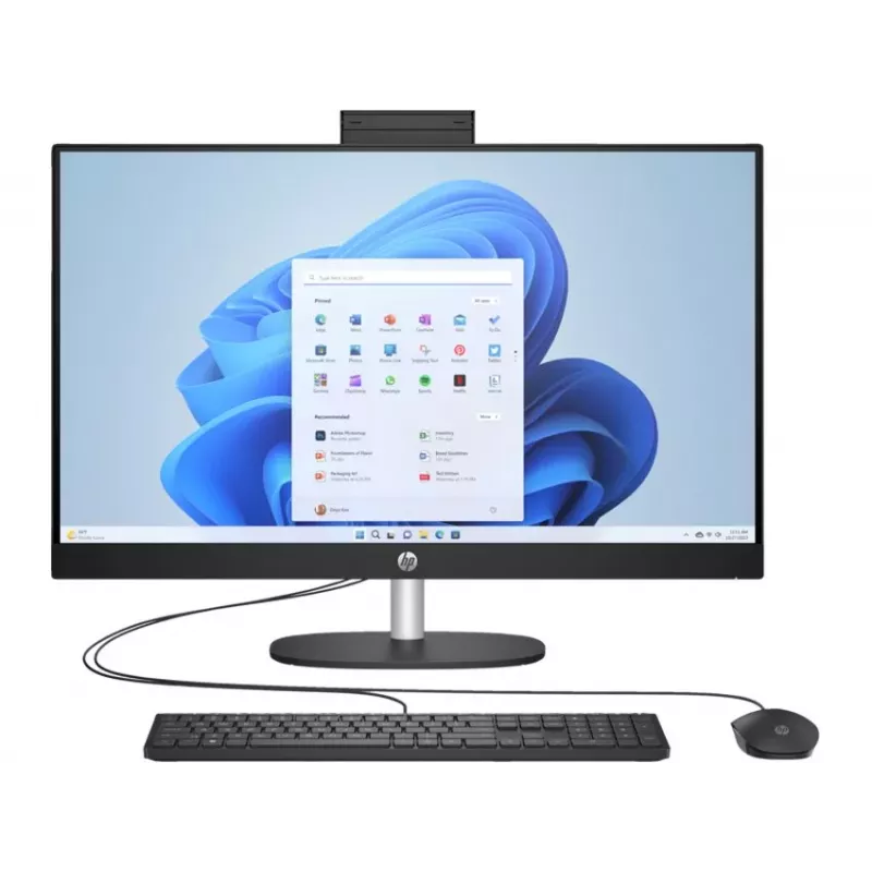 HP All-in-One 27-cr0038na, 27 polegadas Full HD IPS, AMD Ryzen 5, 16GB RAM, 1TB SSD, Windows 11 Home, Natural Silver (recondicionado)
