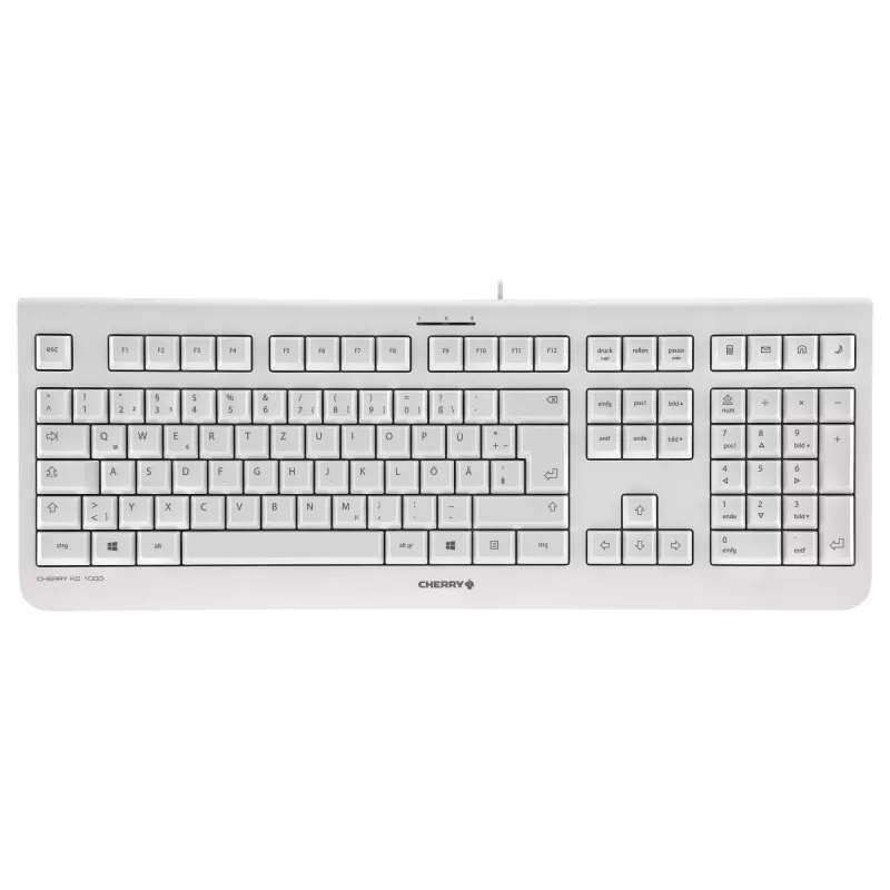 Cherry KC 1000 Teclado - Pan Nordic - Cinzento Claro