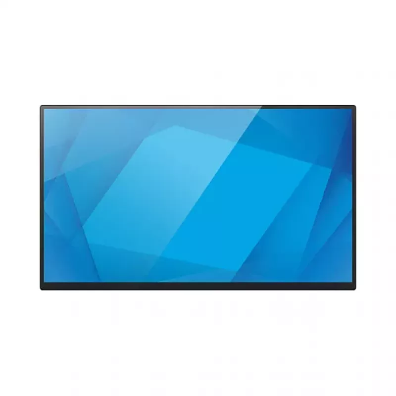 Monitor LCD Elo Touch Solutions ET2410L de 23,8 polegadas panorâmico, Full HD 1920x1080, sem função tátil, antirreflexo, sem margens, HDMI, DP, VGA, preto