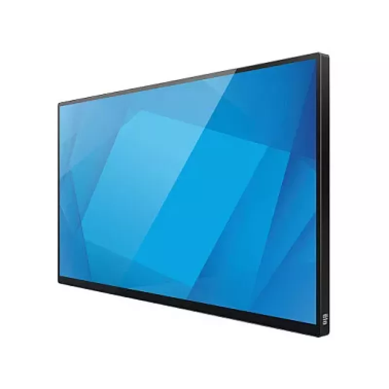 Monitor LCD Elo Touch Solutions ET2410L de 23,8 polegadas panorâmico, Full HD 1920x1080, sem função tátil, antirreflexo, sem margens, HDMI, DP, VGA, preto