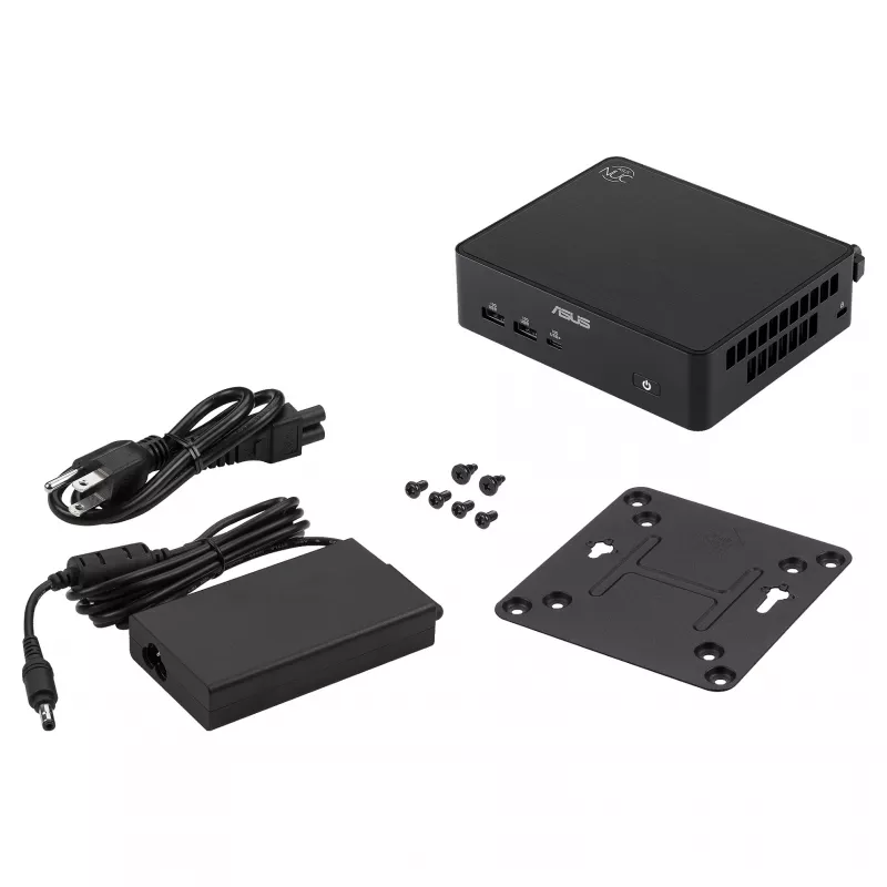 ASUS NUC 16 Pro Grand Canyon RNUC16GDKV560002 Slim Kit barebone mini PC, Intel Core Ultra 5 vPro, cabo EU, sem sistema operativo, preto