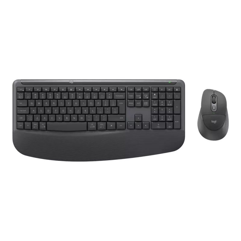 Logitech MK880 For Business Conjunto de teclado e rato sem fios - Grafite - US International - 2,4GHz/BT