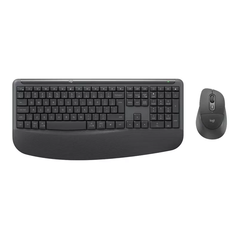 Logitech MK880 For Business Conjunto de teclado e rato sem fios - Grafite - US International - 2,4GHz/BT