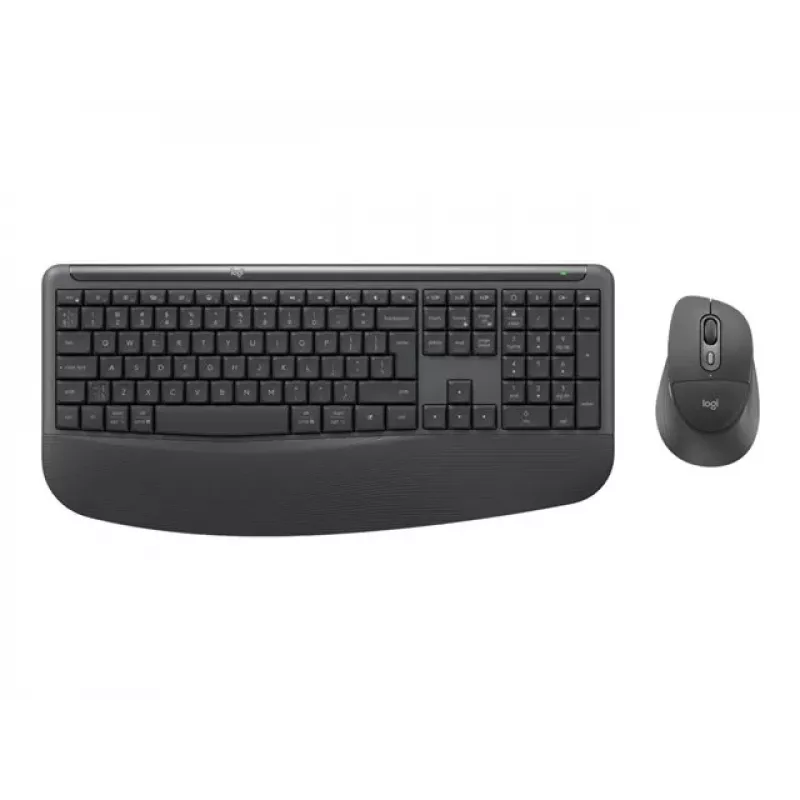 Logitech MK880 For Business Conjunto de teclado e rato sem fios - Grafite - US International - 2,4GHz/BT