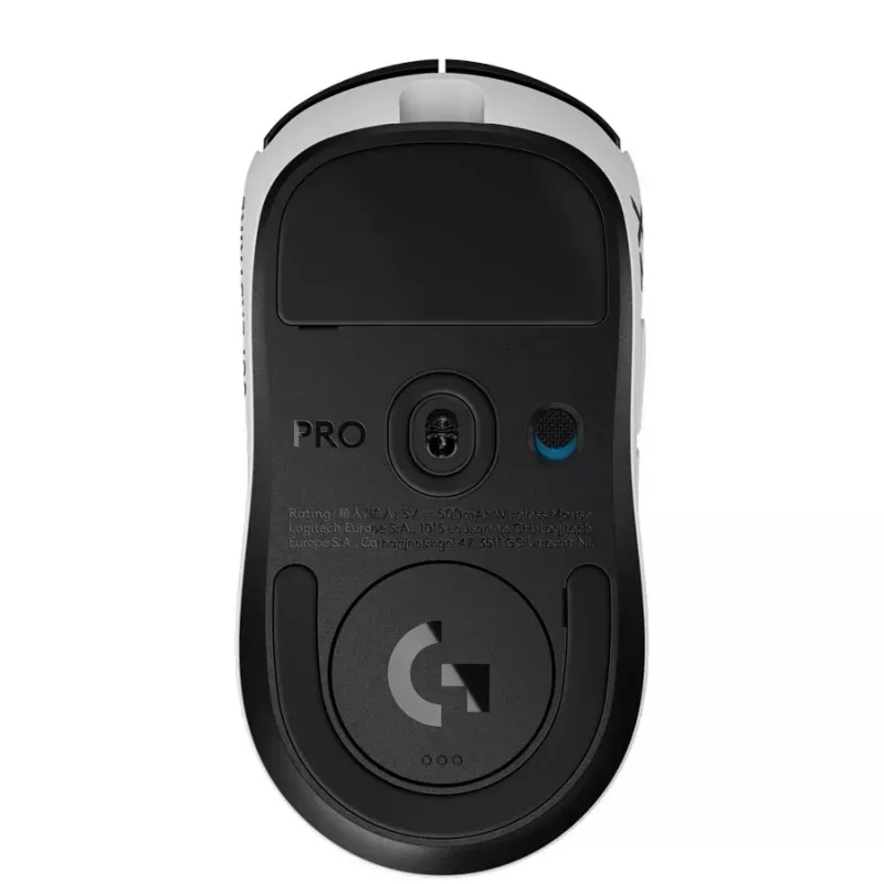 Logitech G PRO X2 SUPERSTRIKE rato gaming ótico sem fios - preto/branco