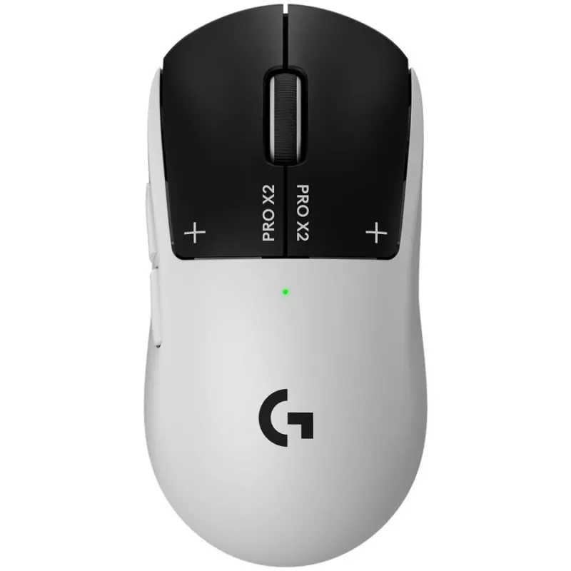 Logitech G PRO X2 SUPERSTRIKE rato gaming ótico sem fios - preto/branco
