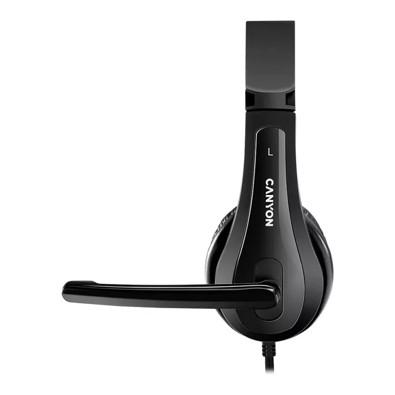CANYON Headset para PC CHSU-1 PC Mic USB 2m Preto