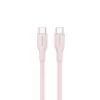 CANYON cabo USB-C para USB-C 60W 1m silicone Pink Sand