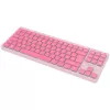 Teclado CANYON OnType 10 Low Profile EN com fios Rosa