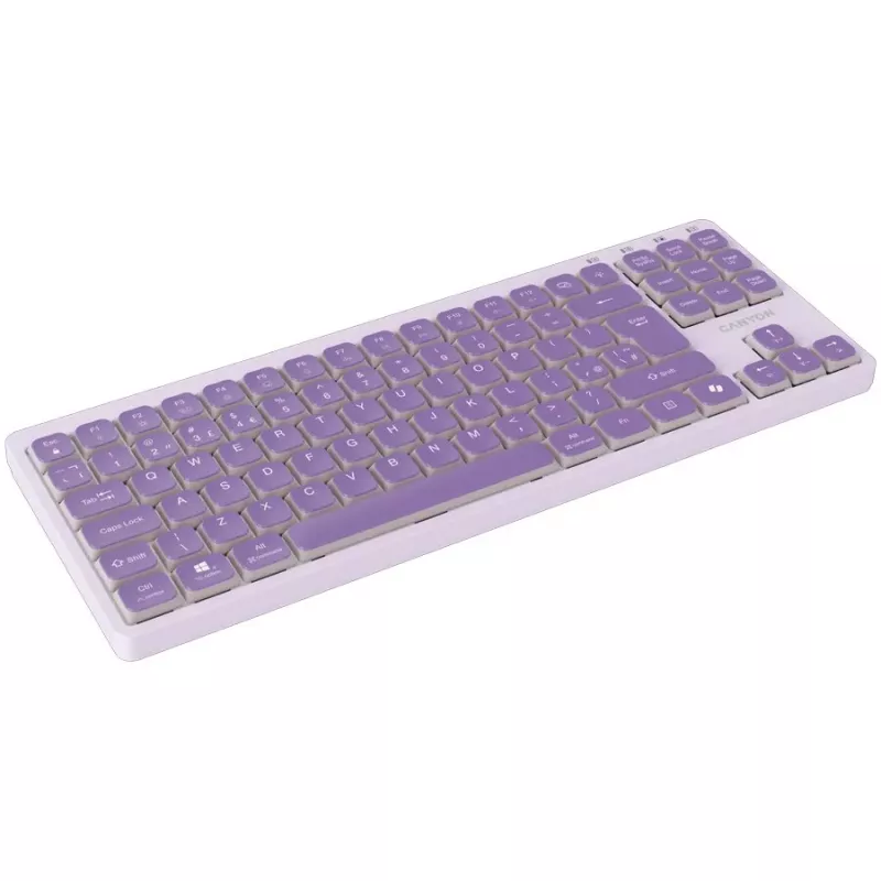 Teclado CANYON OnType 10 Low Profile EN com fios Violeta