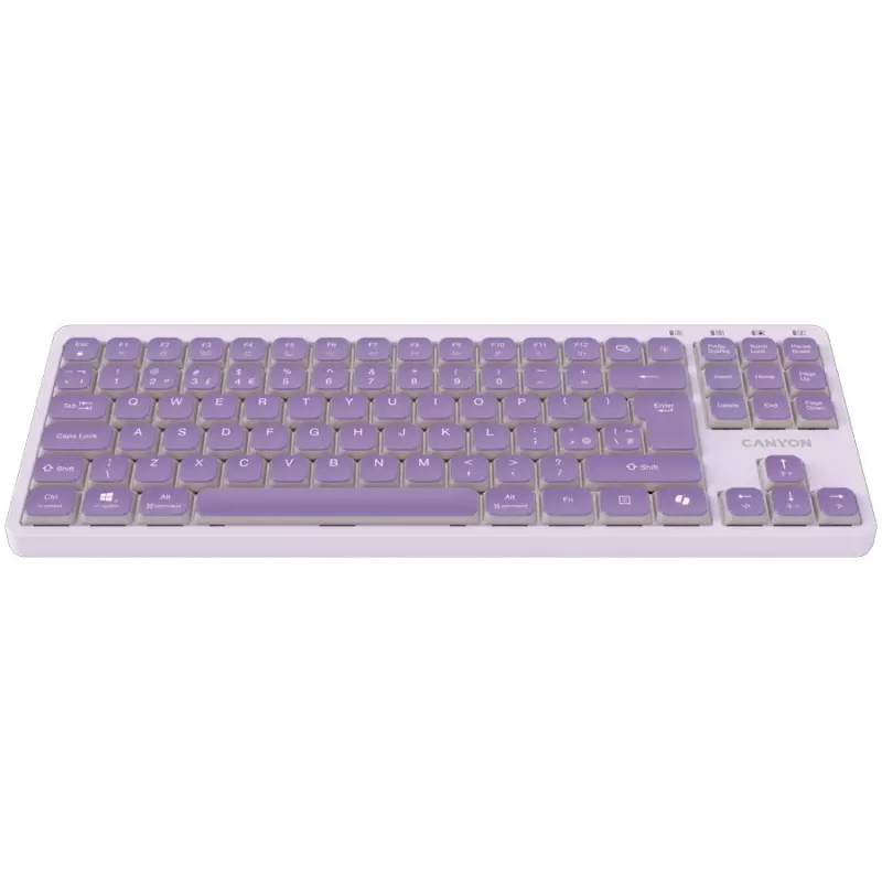 Teclado CANYON OnType 10 Low Profile EN com fios Violeta
